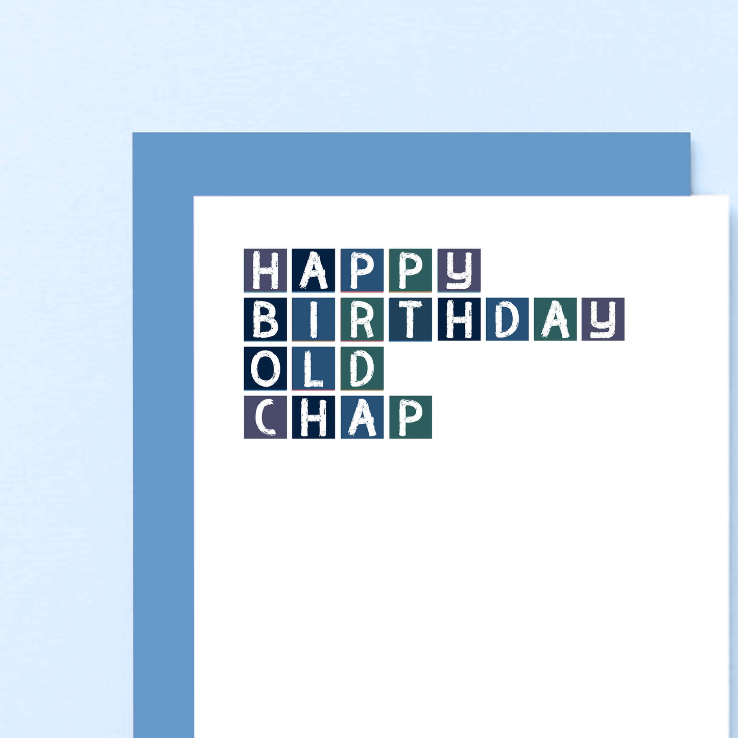 Birthday Card by SixElevenCreations. Reads Happy birthday old chap. Product Code SE0283A6