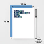 Birthday Card by SixElevenCreations. Reads Happy birthday old chap. Product Code SE0283A6