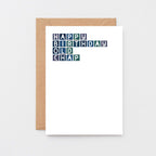 Birthday Card by SixElevenCreations. Reads Happy birthday old chap. Product Code SE0283A6