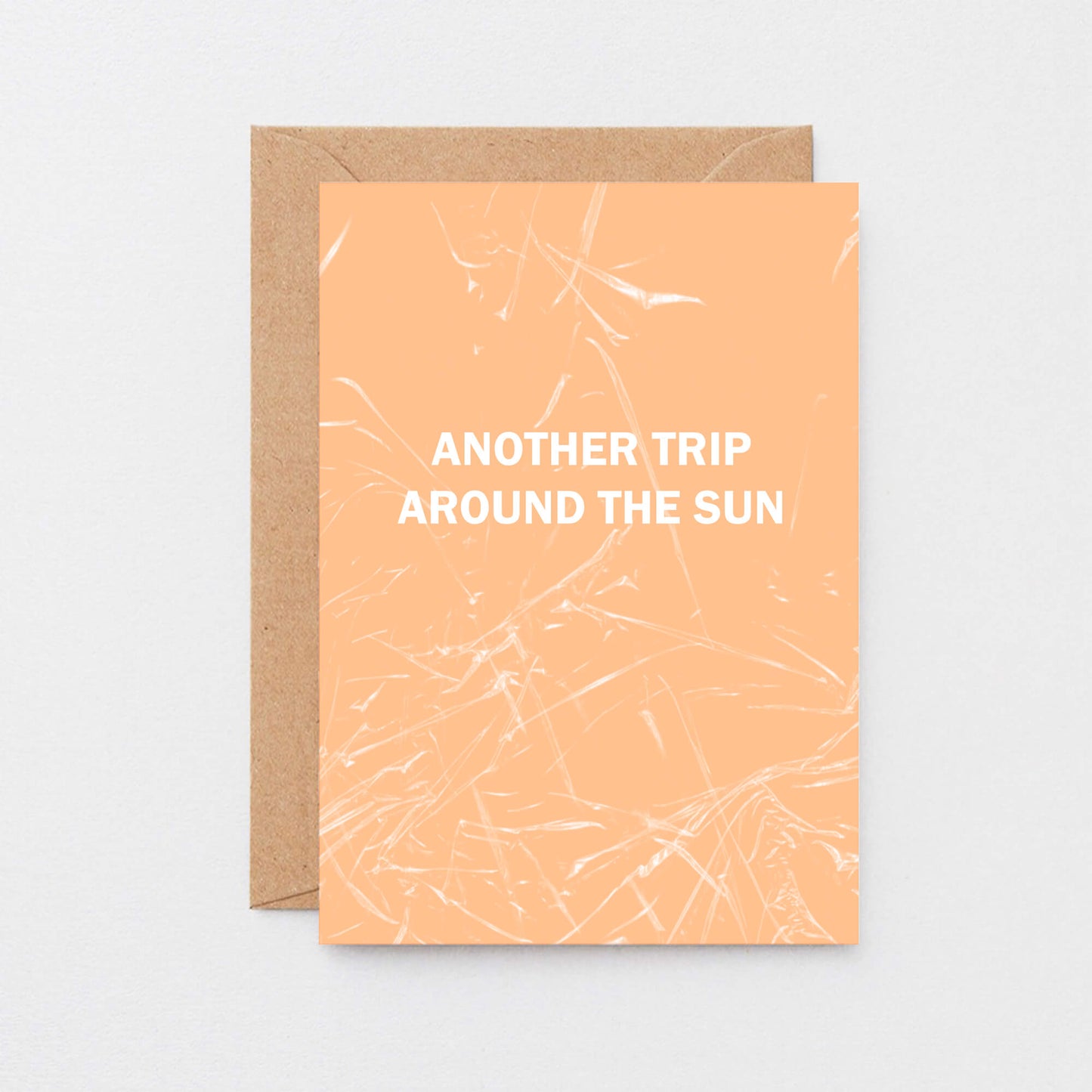 Birthday Card by SixElevenCreations. Reads Another trip around the sun. Product Code SE3052A6