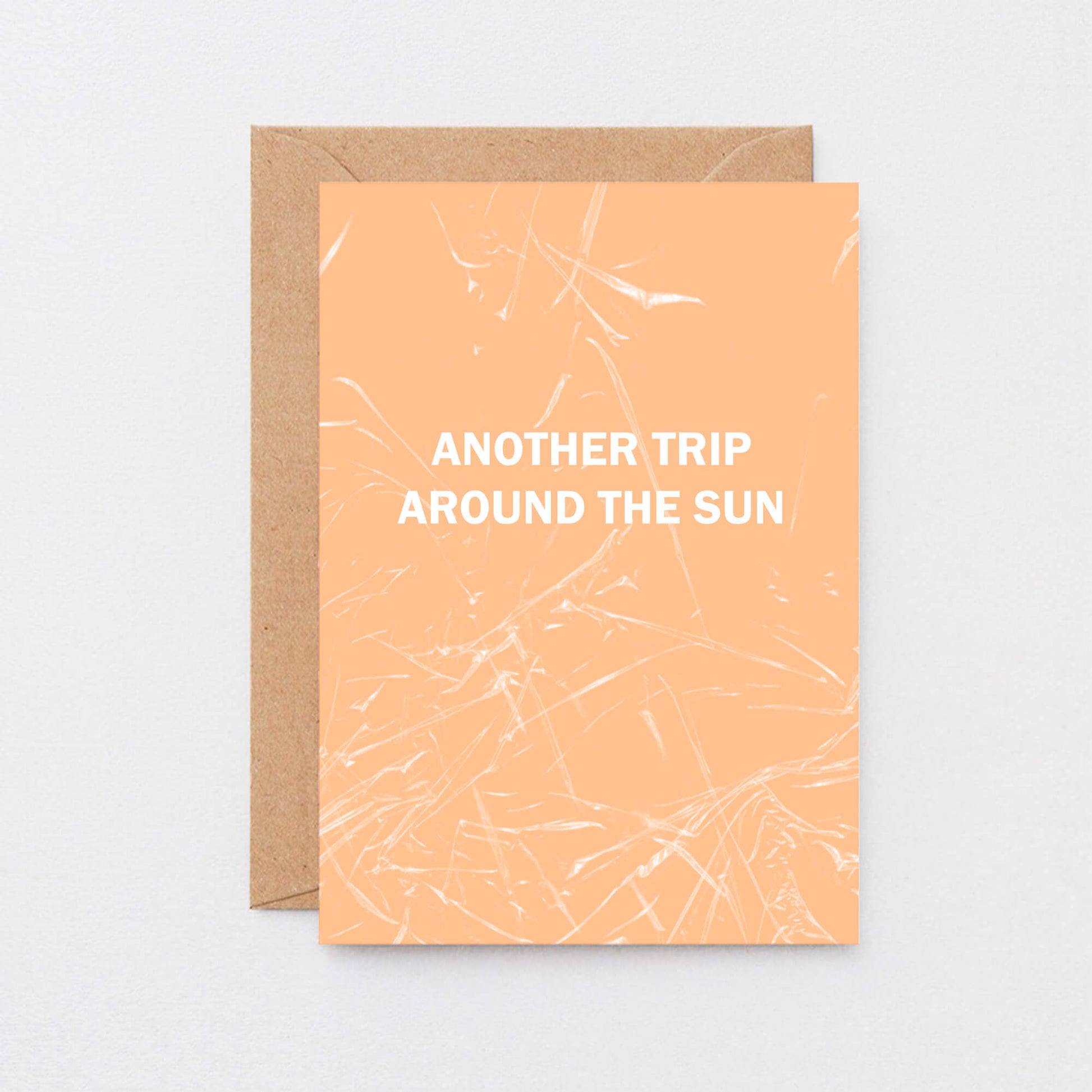 Birthday Card by SixElevenCreations. Reads Another trip around the sun. Product Code SE3052A6