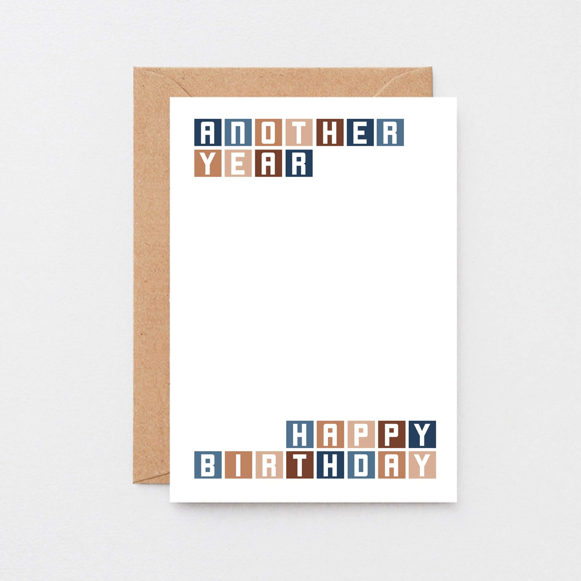 Birthday Card by SixElevenCreations. Reads Another year Happy birthday. Product Code SE0250A6