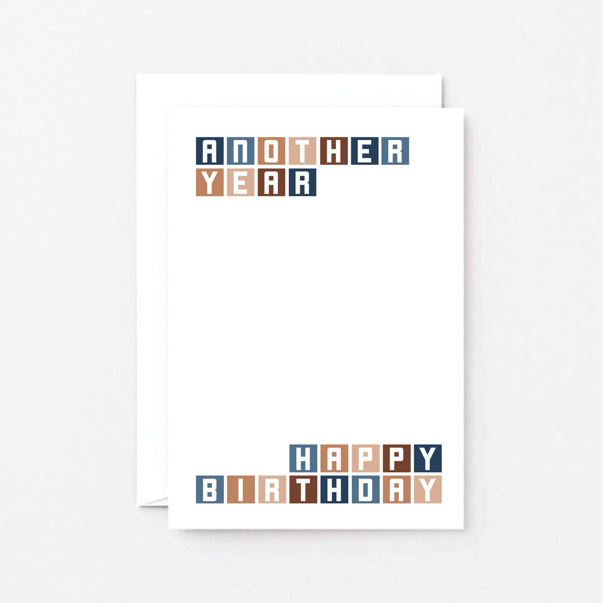 Birthday Card by SixElevenCreations. Reads Another year Happy birthday. Product Code SE0250A6