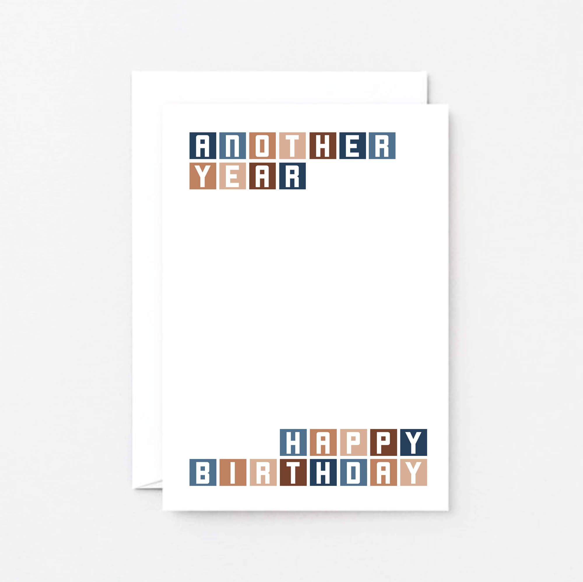 Birthday Card by SixElevenCreations. Reads Another year Happy birthday. Product Code SE0250A6
