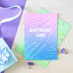 Birthday Girl Card by SixElevenCreations. Product Code SE4004A6