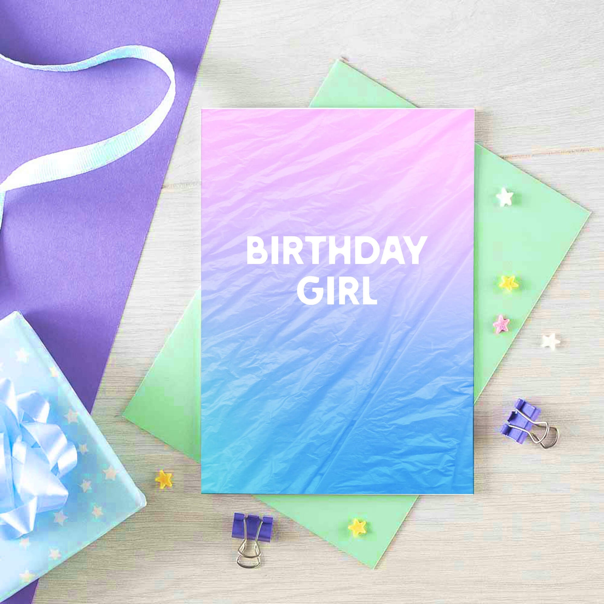 Birthday Girl Card by SixElevenCreations. Product Code SE4004A6