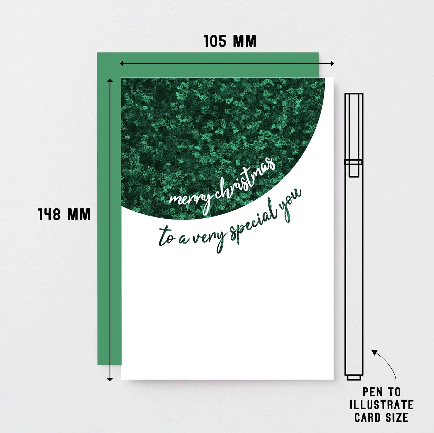 Christmas Card by SixElevenCreations. Reads Merry Christmas to a very special you. Product Code SEC0062A6