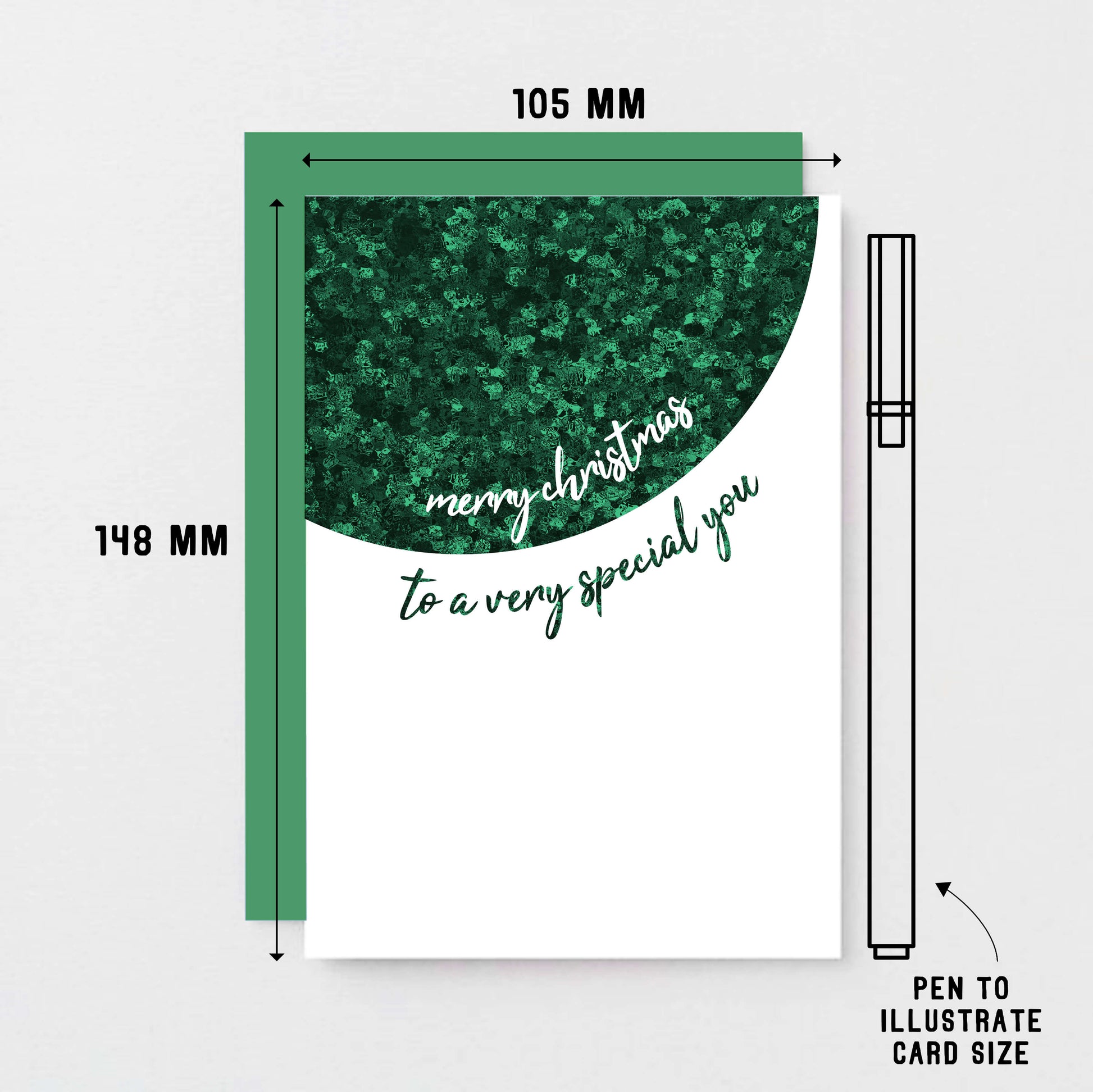 Christmas Card by SixElevenCreations. Reads Merry Christmas to a very special you. Product Code SEC0062A6