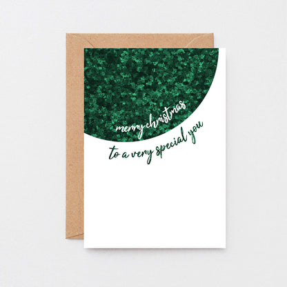 Christmas Card by SixElevenCreations. Reads Merry Christmas to a very special you. Product Code SEC0062A6