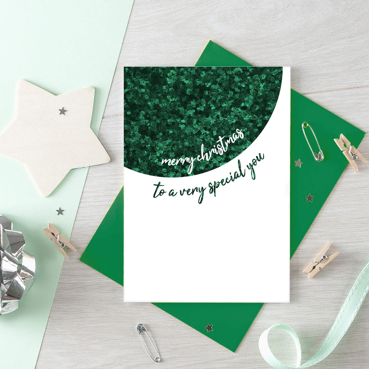 Christmas Card by SixElevenCreations. Reads Merry Christmas to a very special you. Product Code SEC0062A6