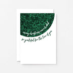 Christmas Card by SixElevenCreations. Reads Merry Christmas mum & dad. So grateful for the two of you. Product Code SEC0064A6