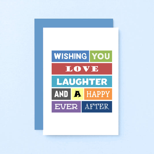 Happy Ever After Wedding Card by SixElevenCreations Product Code SE0002A6