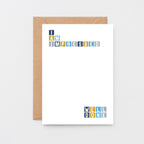 Congratulations Card by SixElevenCreations. Reads I am impressed Well done. Product Code SE0286A6