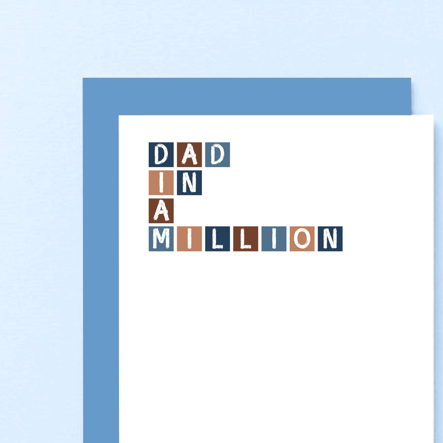 Dad In A Million Card by SixElevenCreations. Product Code SE0307A6