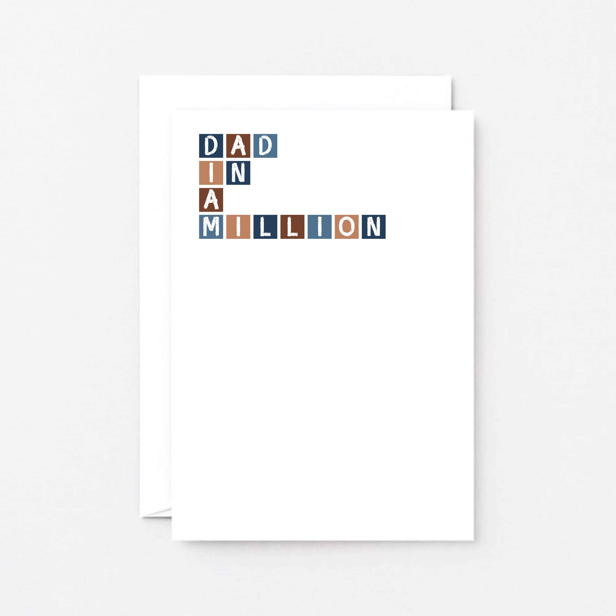 Dad In A Million Card by SixElevenCreations. Product Code SE0307A6
