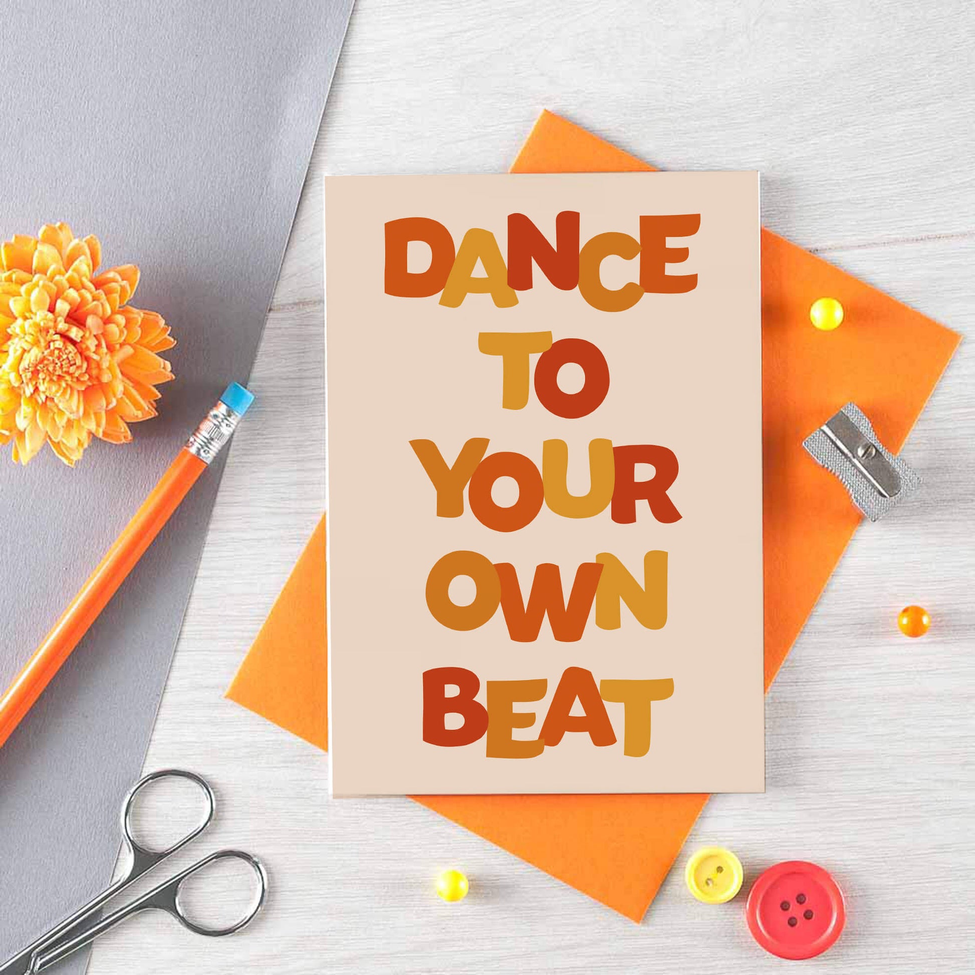 Dance To Your Own Beat by SixElevenCreations. Product Code SE0601A6