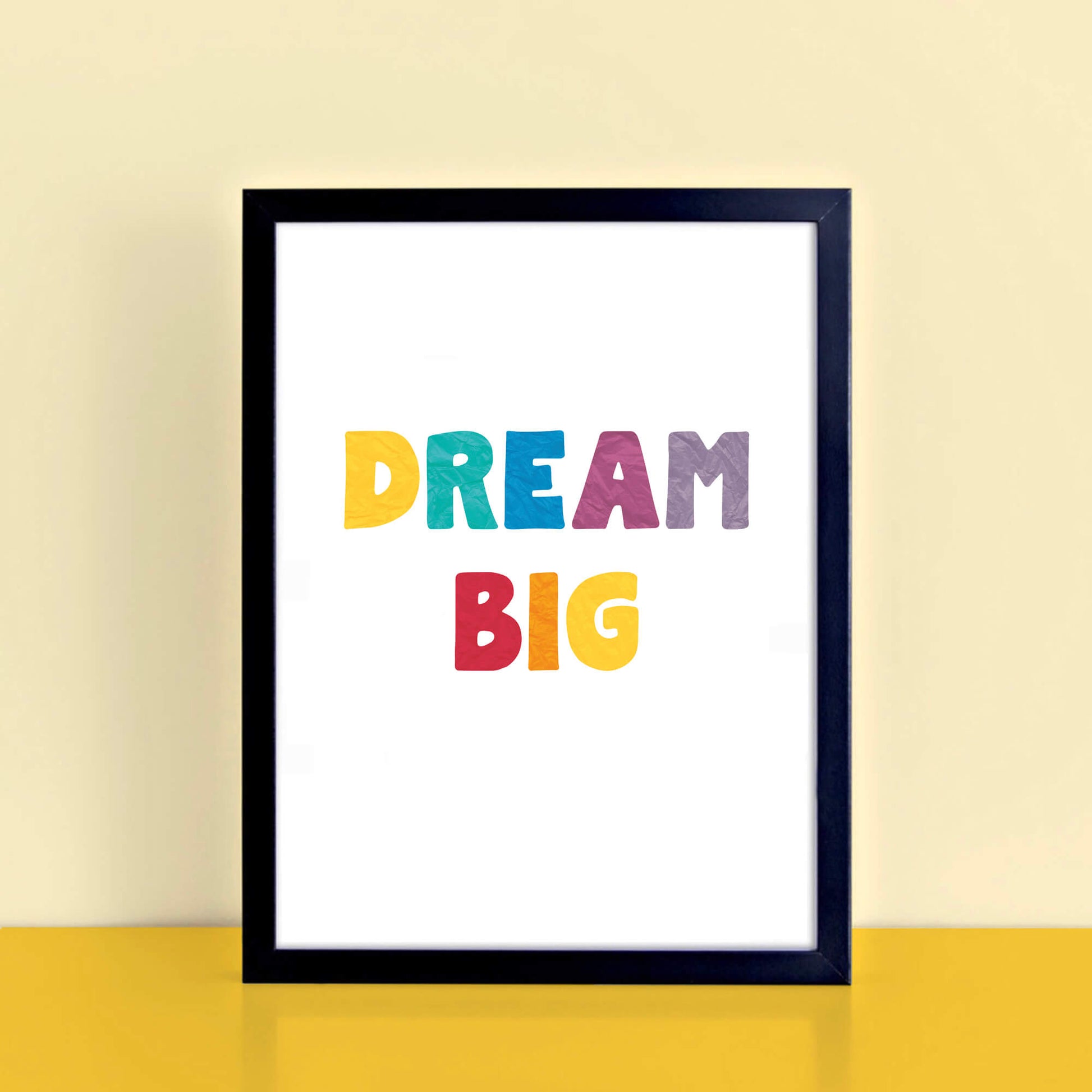 Dream Big Wallprint by SixElevenCreations. Product Code SEP0503