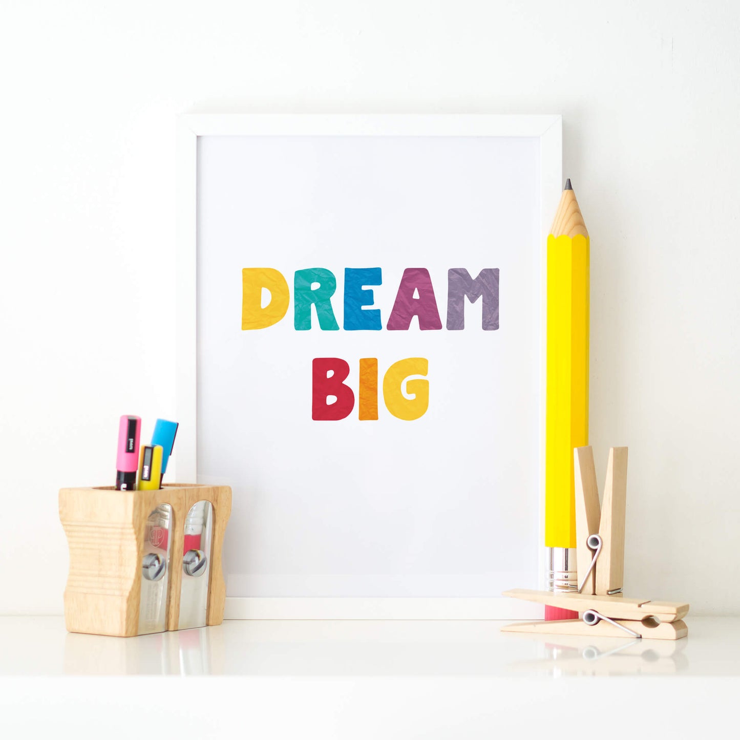 Dream Big Wallprint by SixElevenCreations. Product Code SEP0503