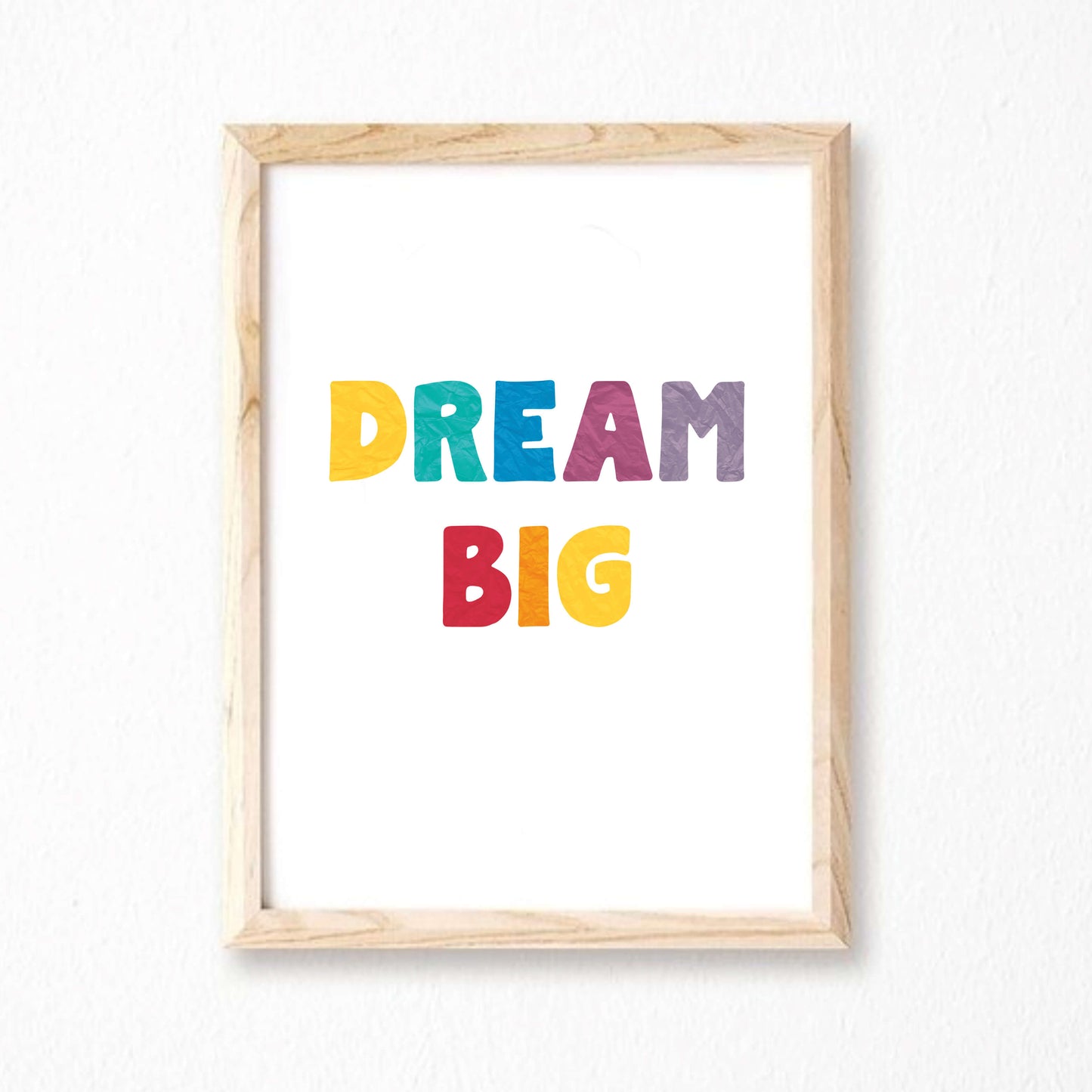 Dream Big Wallprint by SixElevenCreations. Product Code SEP0503