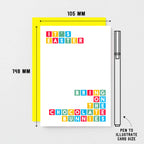 Easter Card by SixElevenCreations. Reads It's Easter. Bring on the chocolate bunnies. Product Code SEH0002A6