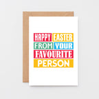 Easter Card by SixElevenCreations. Reads Happy Easter from your favourite person. Product Code SEH0010A6