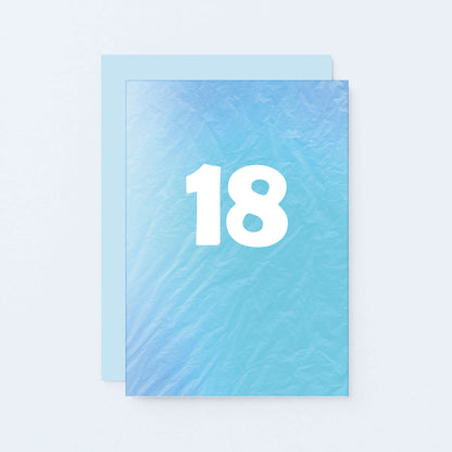 18 Years Card by SixElevenCreations. Product Code SE4062A6