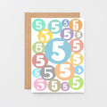 5th Birthday Card by SixElevenCreations. Product Code SE2065A6