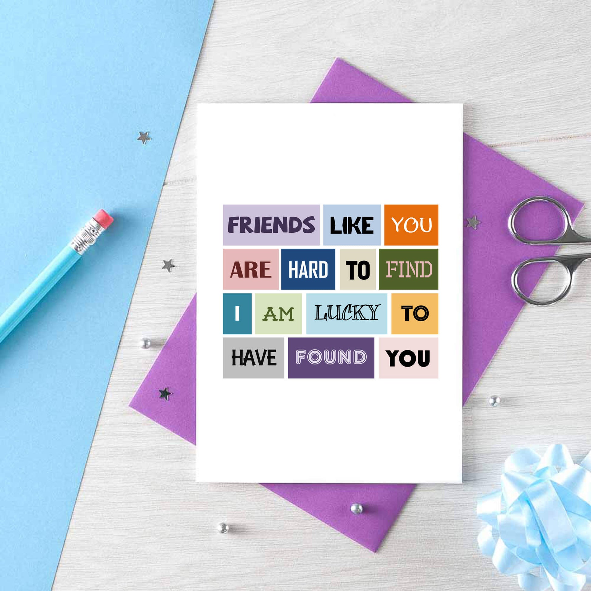 Lucky Friendship Card by SixElevenCreations Product Code SE0007A6