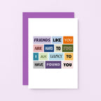Lucky Friendship Card by SixElevenCreations Product Code SE0007A6