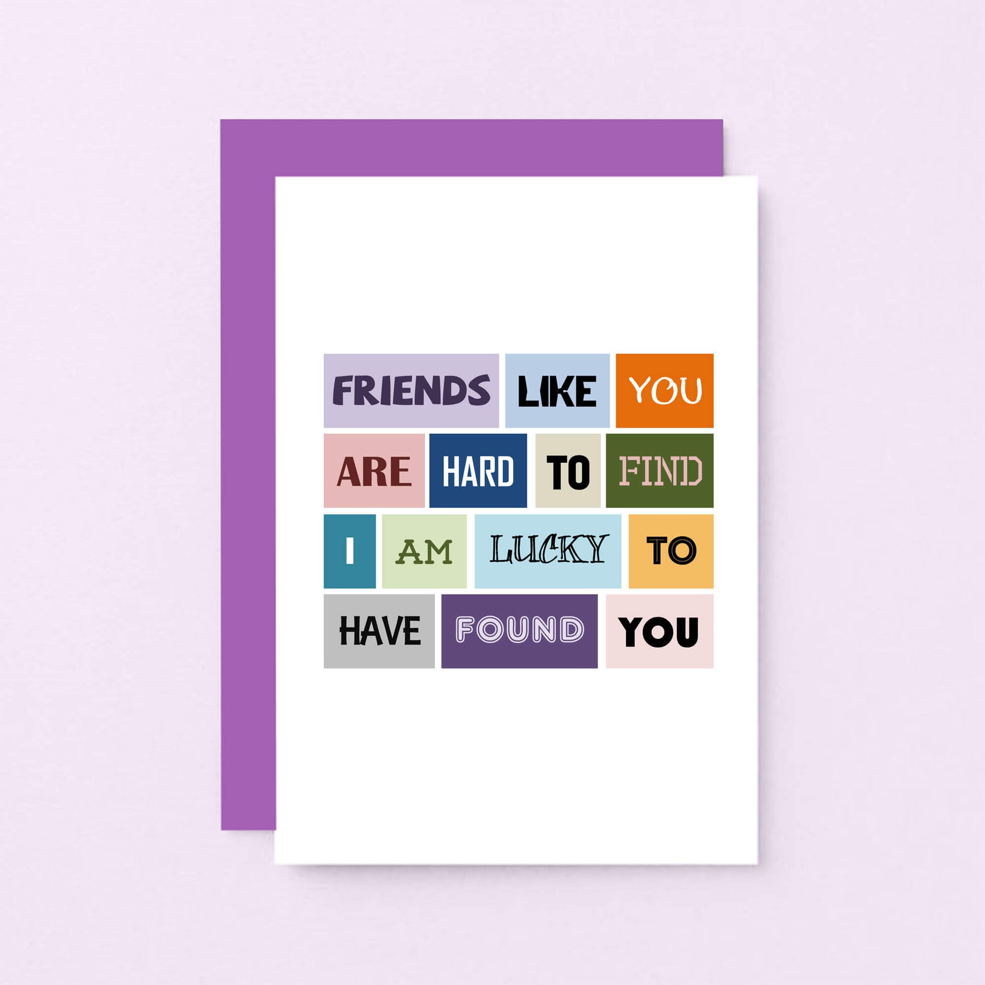 Lucky Friendship Card by SixElevenCreations Product Code SE0007A6