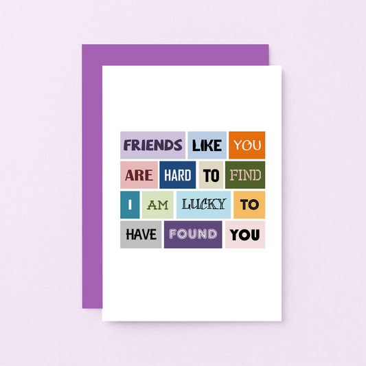 Lucky Friendship Card by SixElevenCreations Product Code SE0007A6