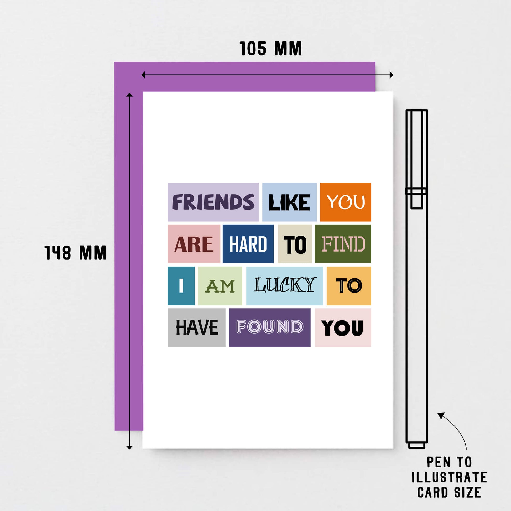 Lucky Friendship Card by SixElevenCreations Product Code SE0007A6
