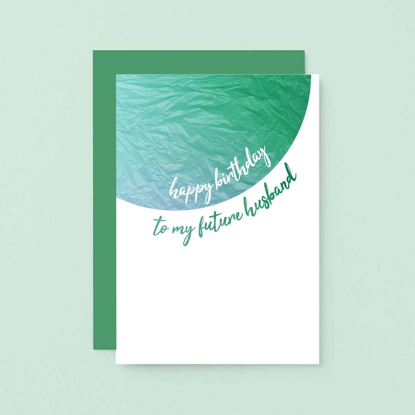 Birthday Card by SixElevenCreations. Reads Happy birthday to my future husband. Product Code SE2501A6