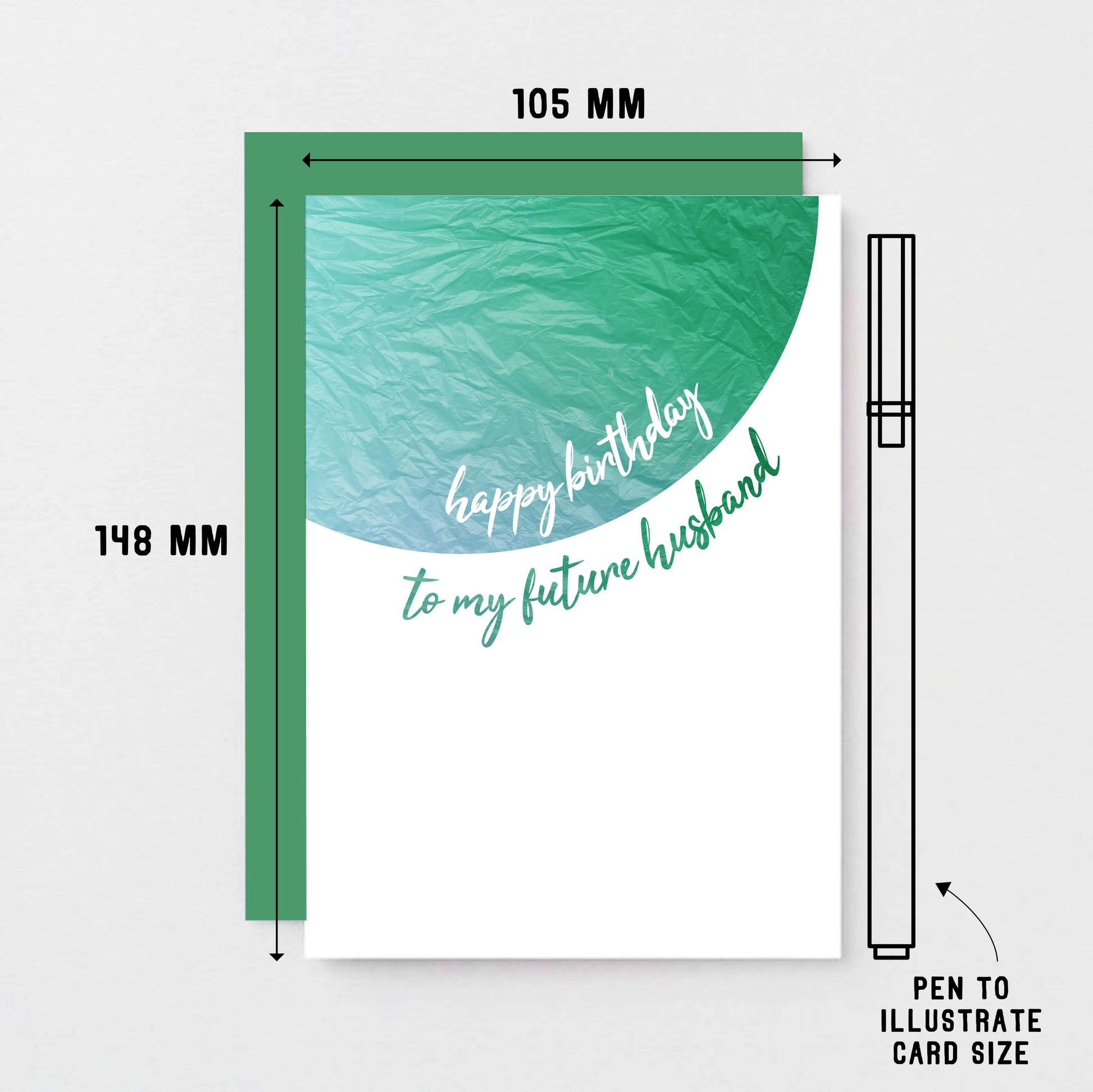 Birthday Card by SixElevenCreations. Reads Happy birthday to my future husband. Product Code SE2501A6