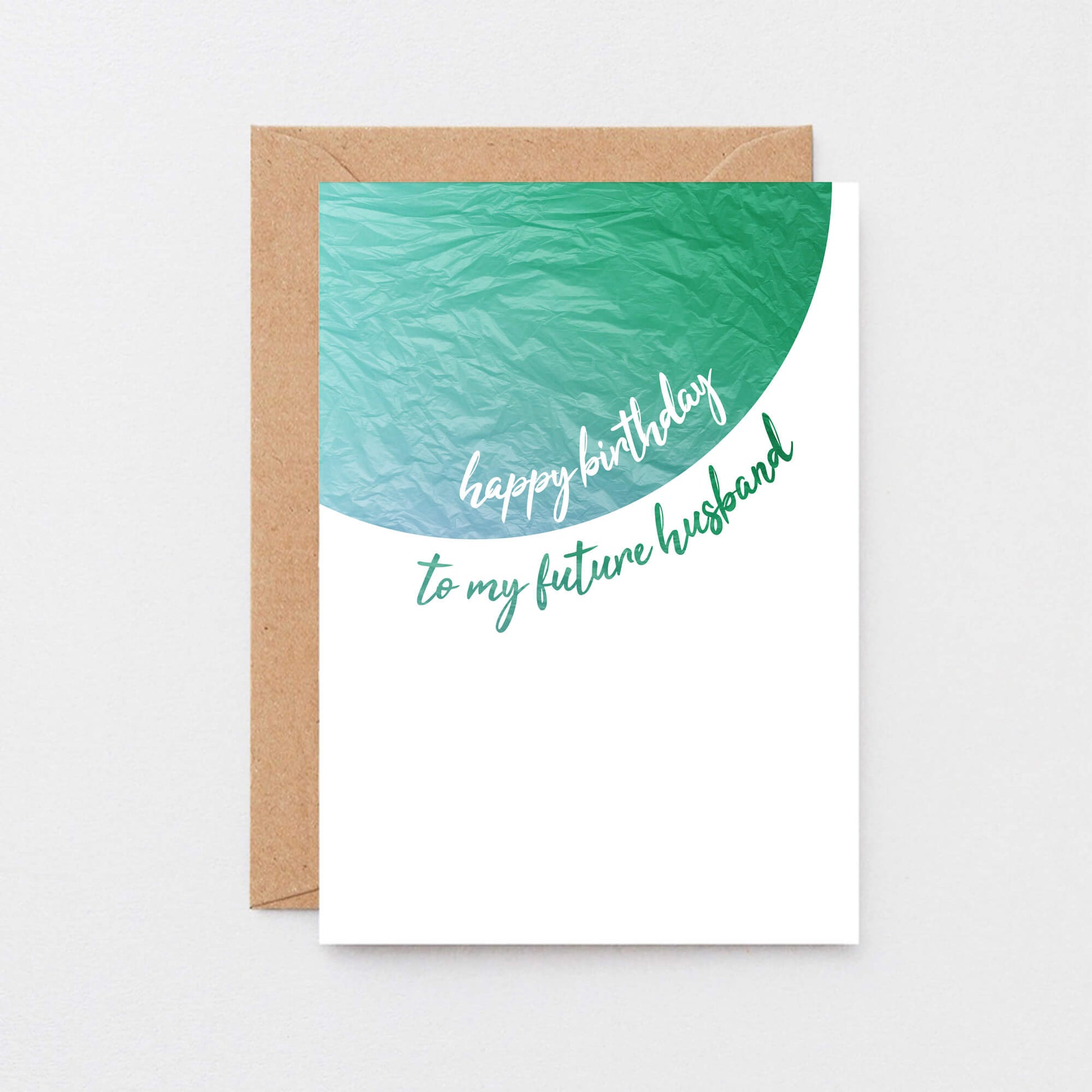 Birthday Card by SixElevenCreations. Reads Happy birthday to my future husband. Product Code SE2501A6