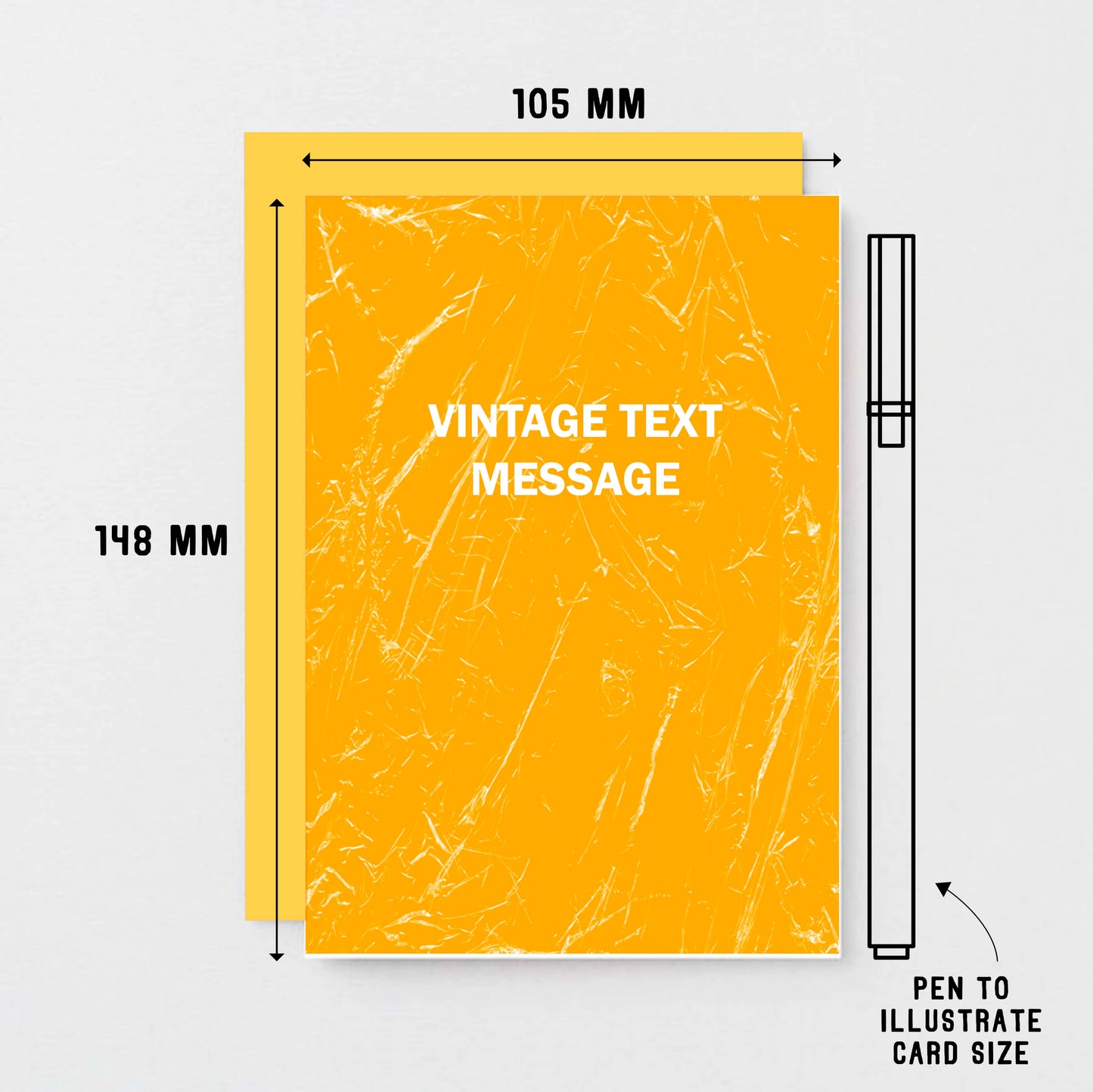 Vintage Text Message Card by SixElevenCreations. Product Code SE3060A6