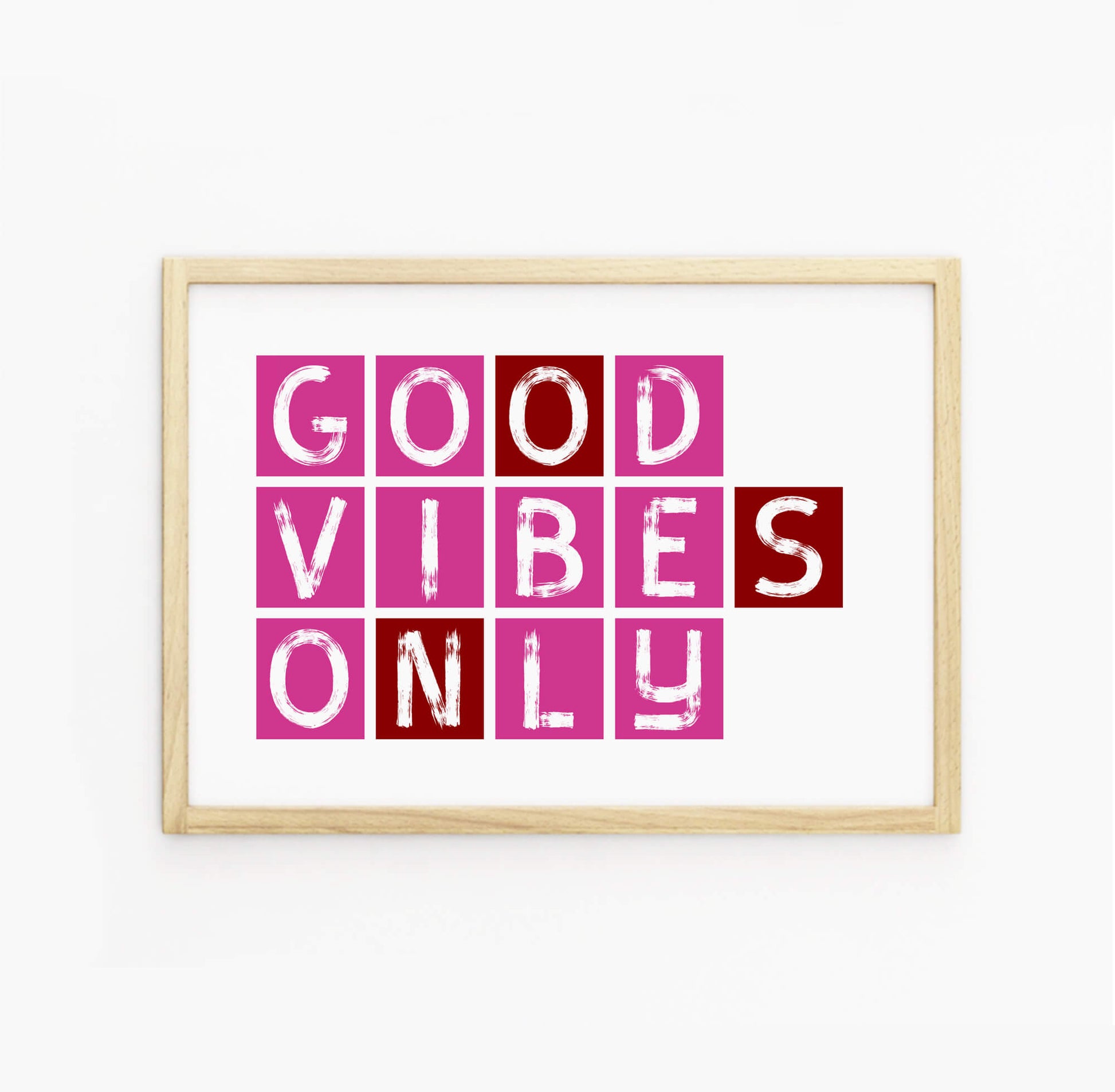 Good Vibes Only Print-SixElevenCreations-SEL0001A5