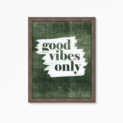 Good Vibes Only Word Art by SixElevenCreations. Product Code SEP0704