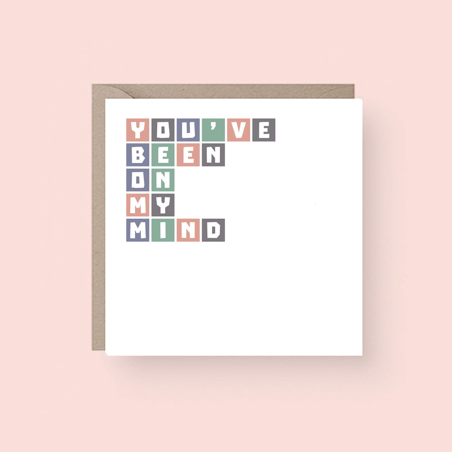 You've Been On My Mind Card by SixElevenCreations. Product Code SE0009SQ