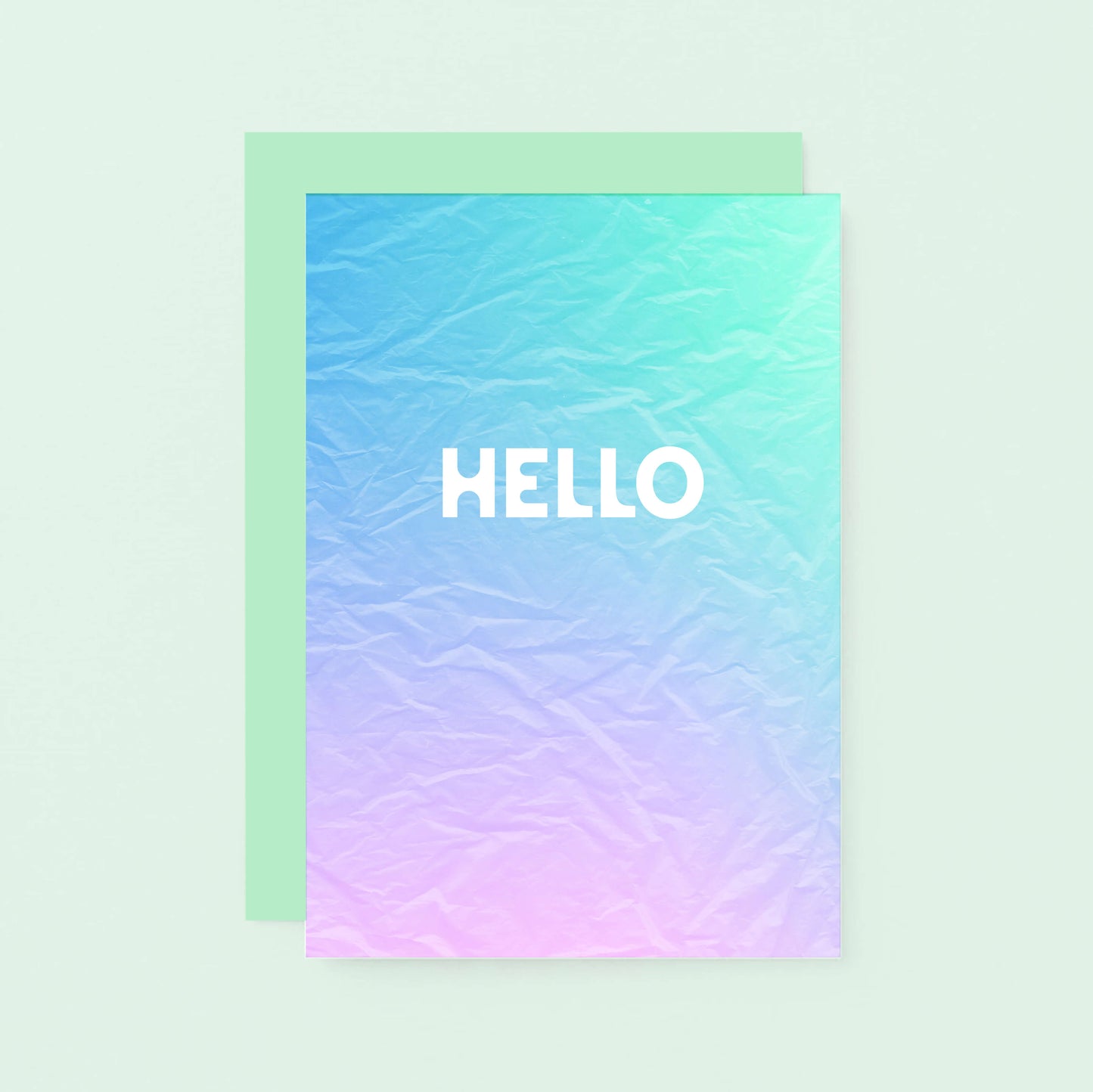 Hello Card by SixElevenCreations. Product Code SE4001A6