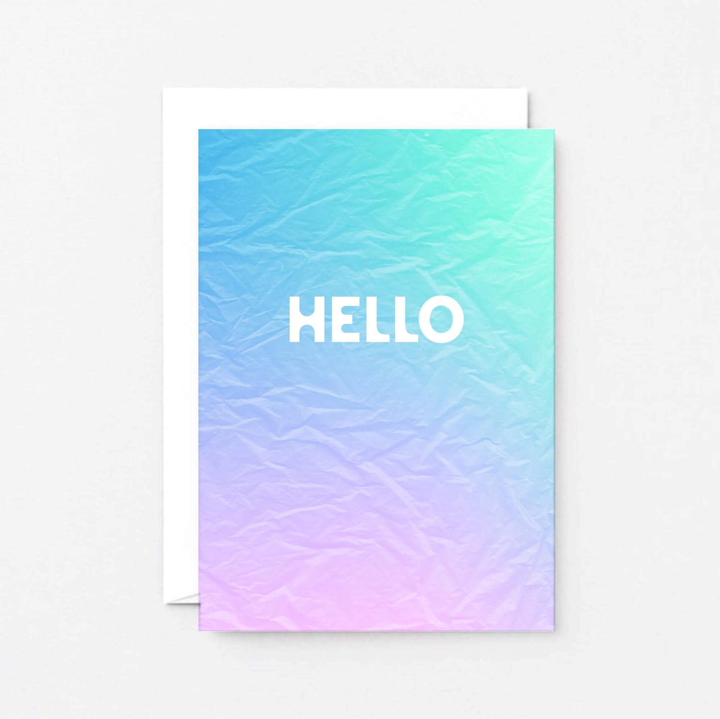 Hello Card by SixElevenCreations. Product Code SE4001A6