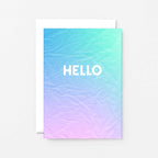 Hello Card by SixElevenCreations. Product Code SE4001A6