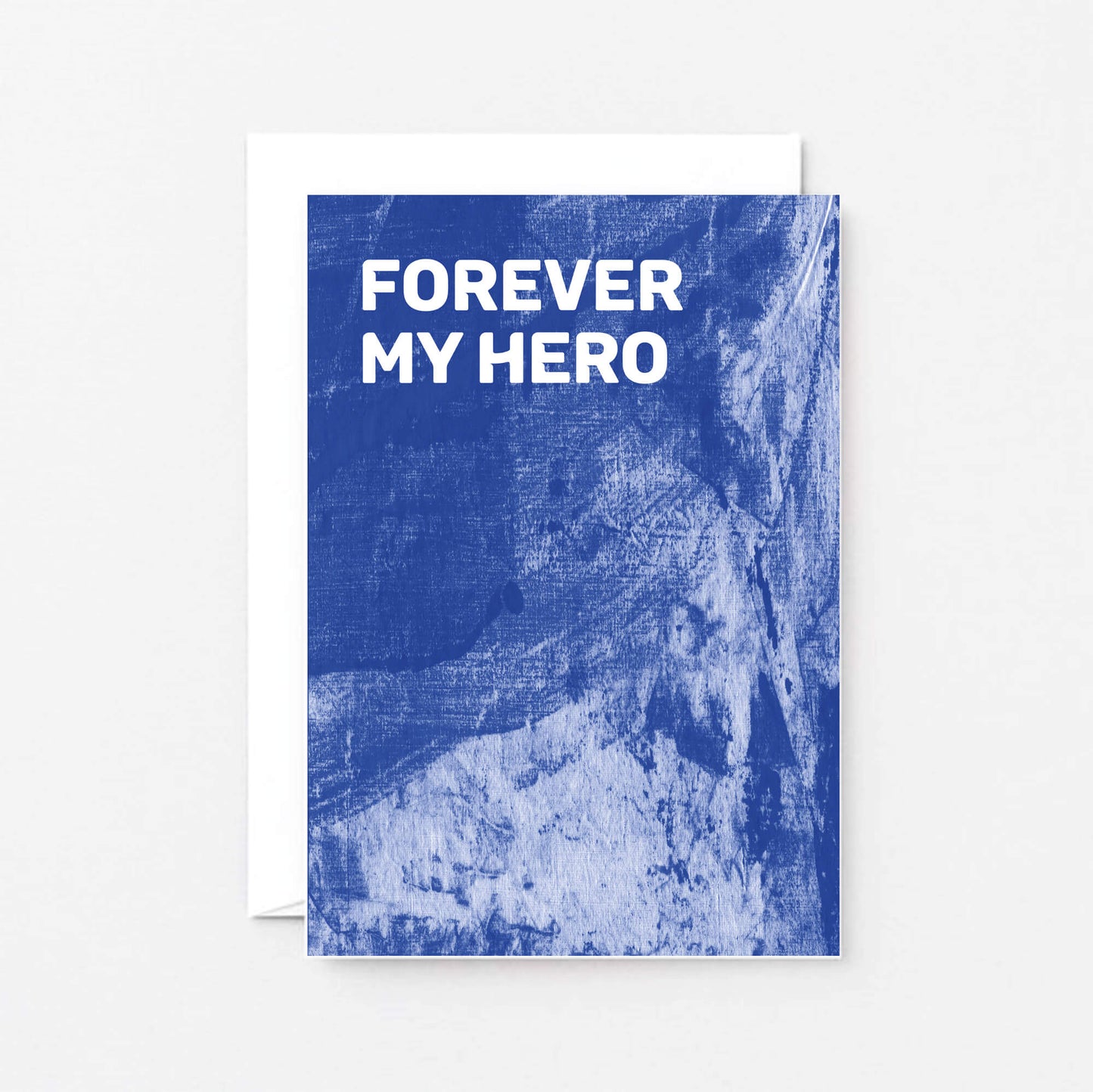 Thank You Card by SixElevenCreations. Reads Forever my hero. Product Code SE0807A6