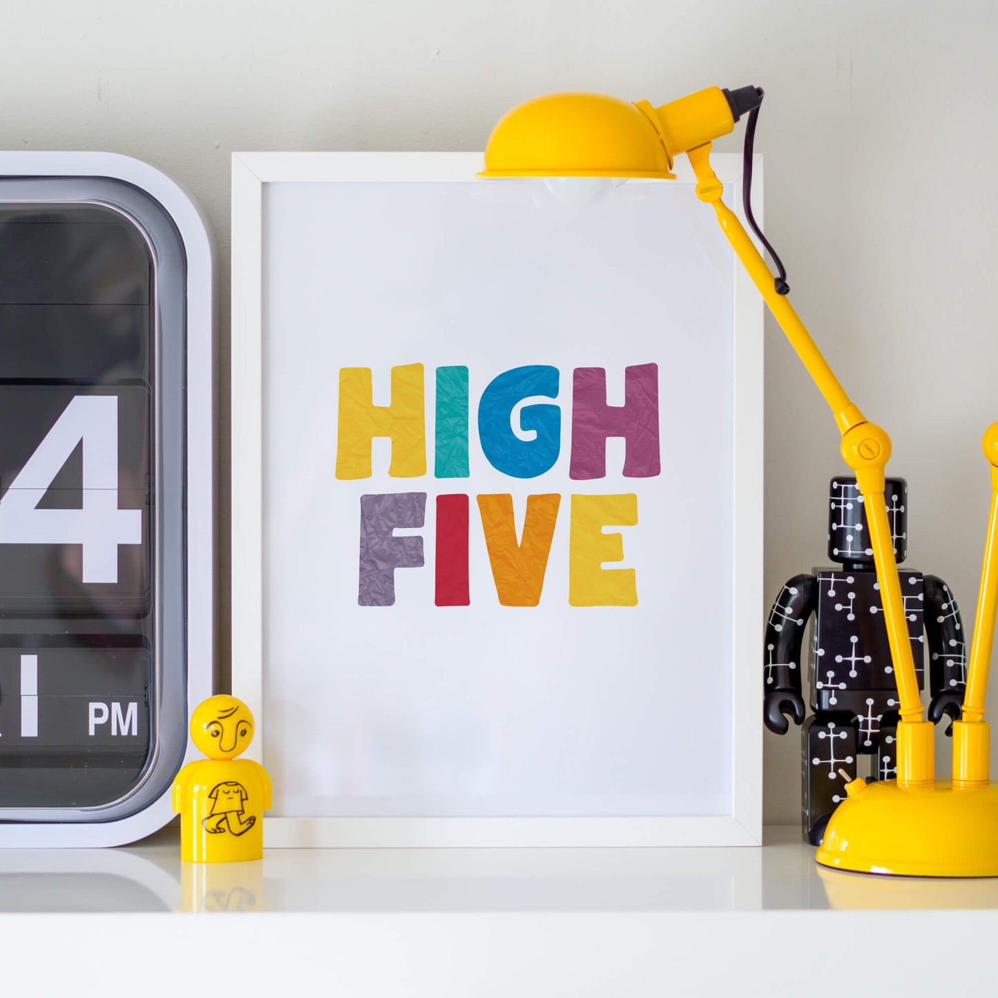 Colourful High Five Poster by SixElevenCreations. Product Code SEP0510