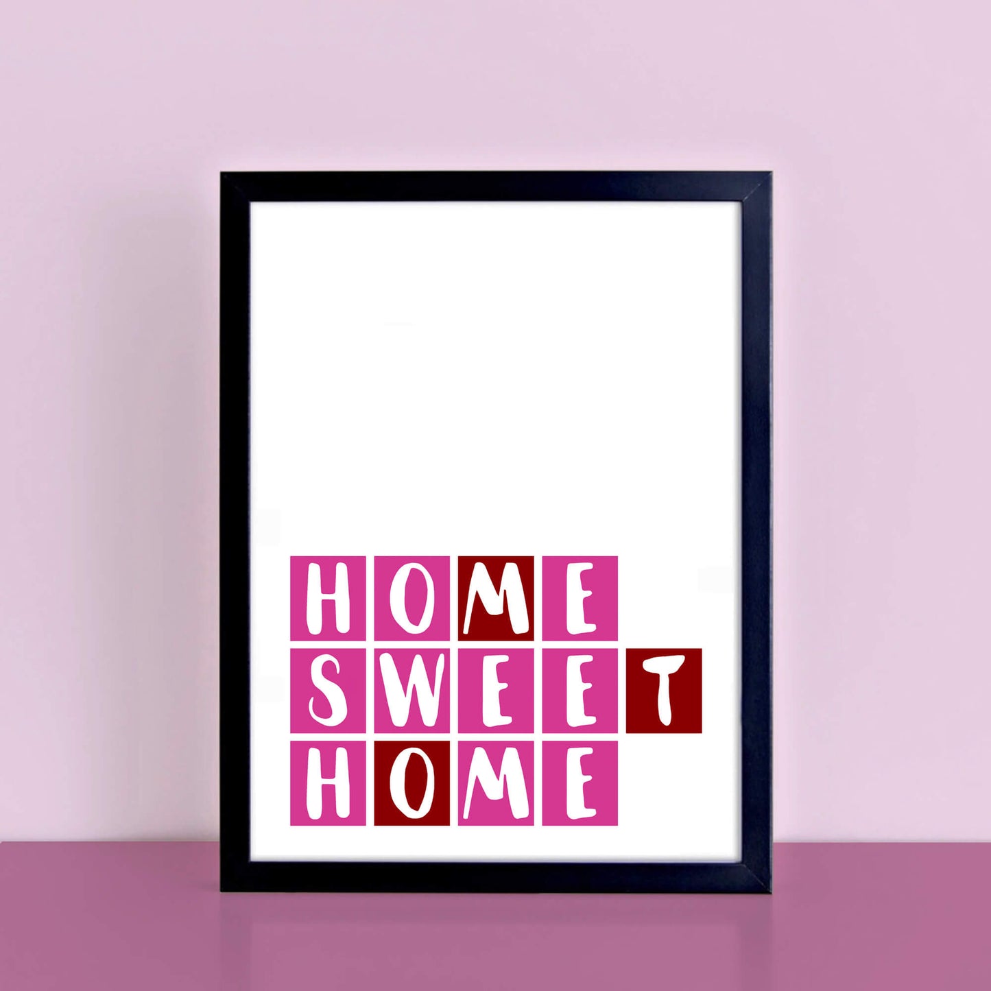 Home Sweet Home Wallprint by SixElevenCreations Product Code SEP0083
