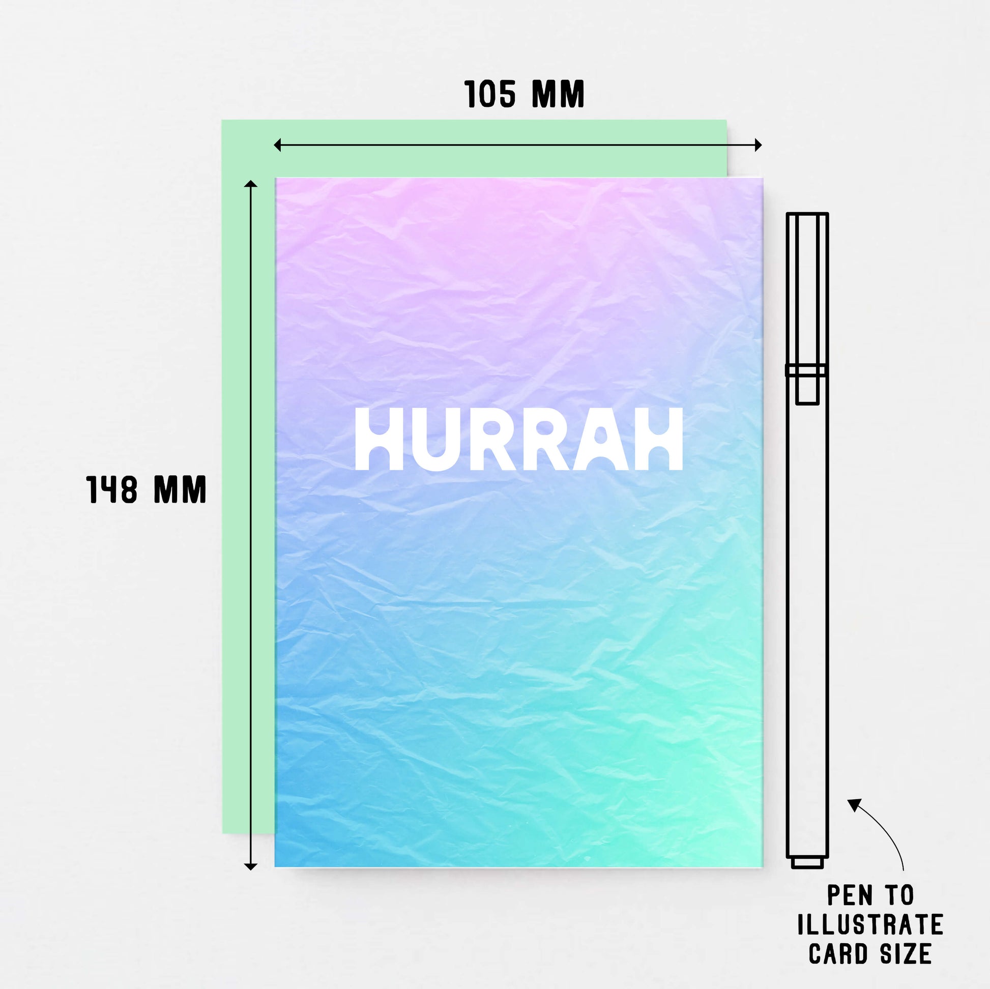 Hurrah Card by SixElevenCreations. Product Code SE4002A6