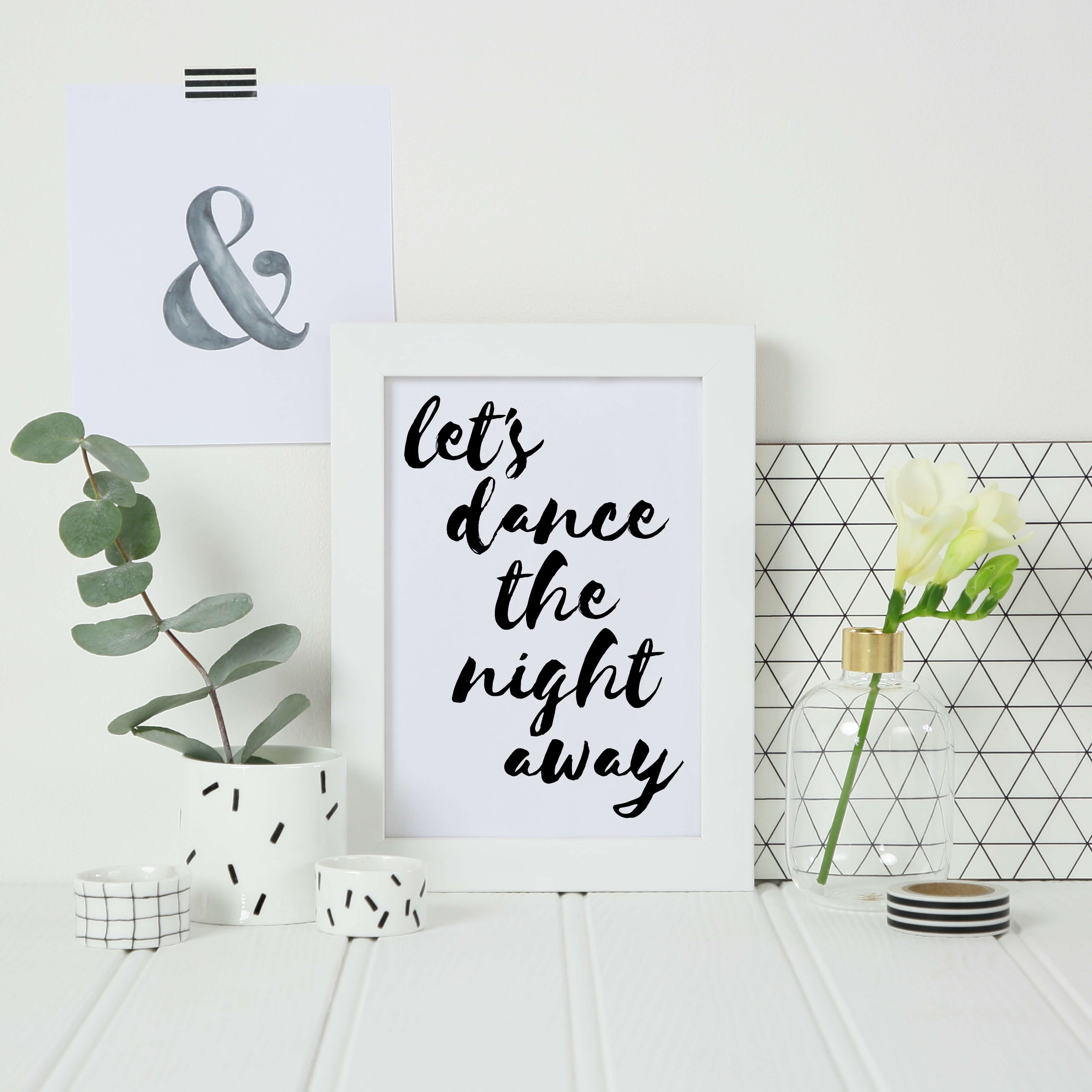 Let's Dance The Night Away Print by SixElevenCreations. Product Code SEP0110