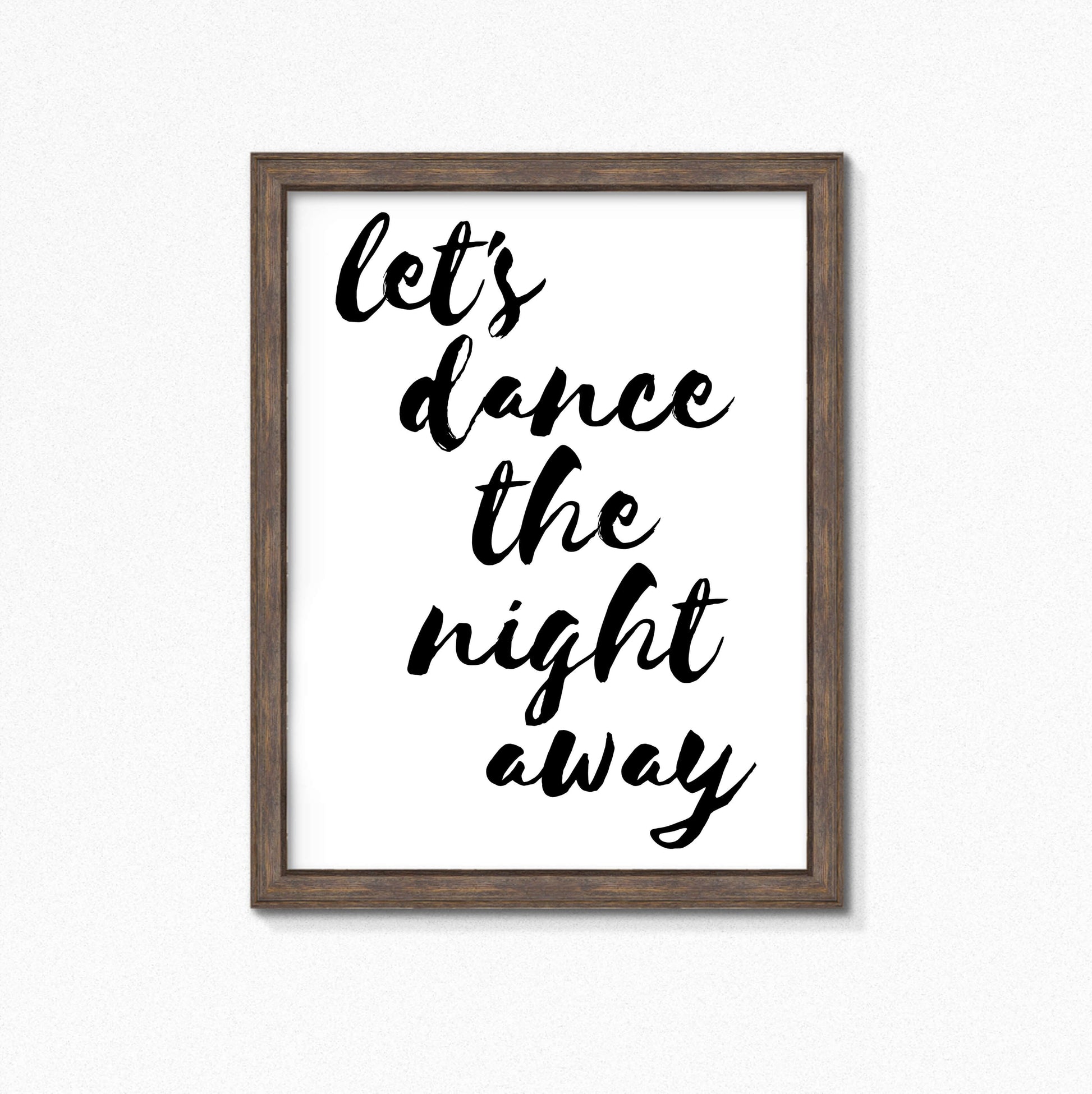 Let's Dance The Night Away Print by SixElevenCreations. Product Code SEP0110
