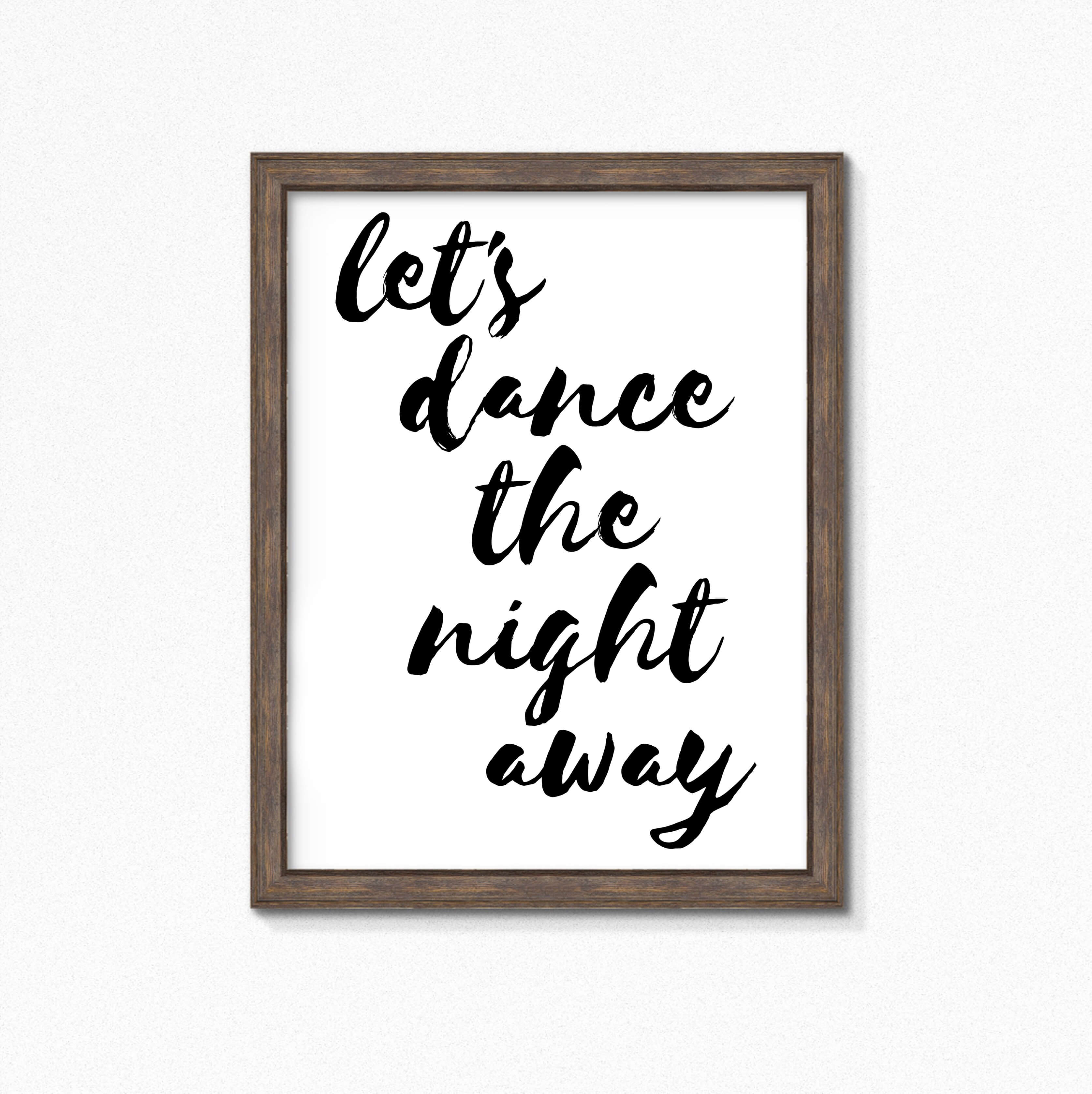 Let's Dance The Night Away Print by SixElevenCreations. Product Code SEP0110