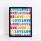 Love Art Print by SixElevenCreations. Product Code SEP0504
